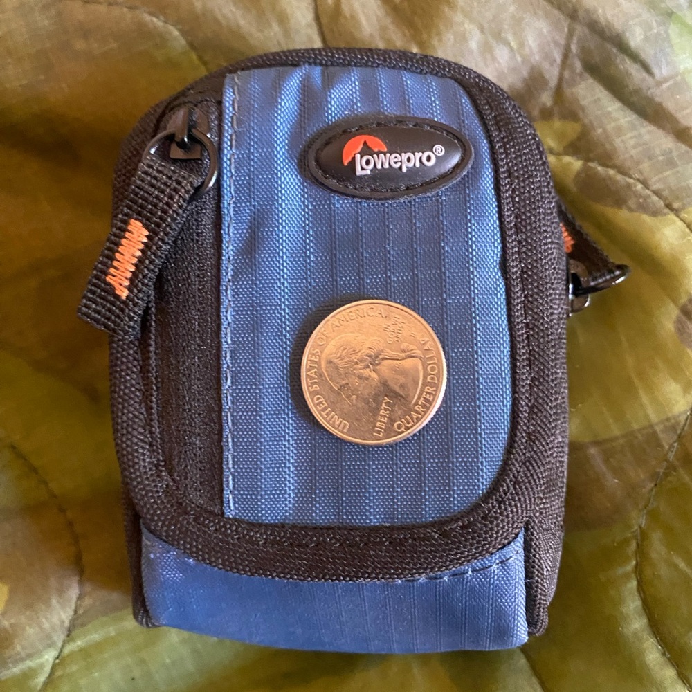 Lowepro Blue and Black Camera Pouch